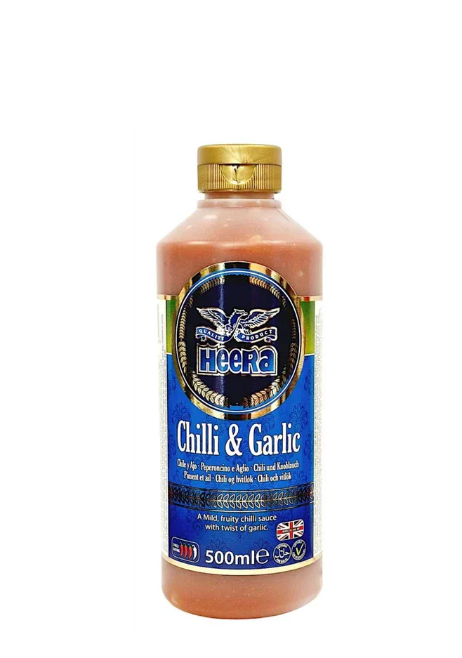 HEERA CHILLI & GARLIC SAUCE 500ML - Kashmir Watan Foodstores