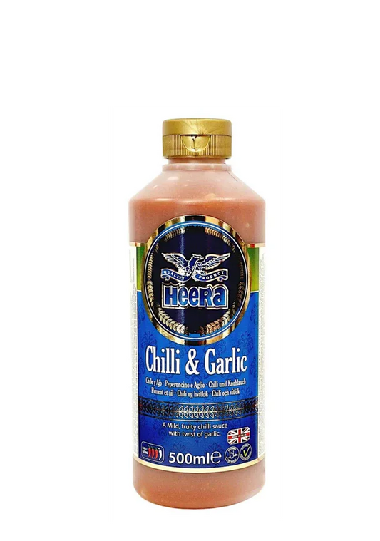 HEERA CHILLI & GARLIC SAUCE 500ML - Kashmir Watan Foodstores