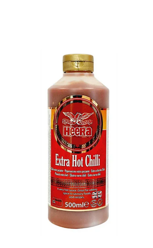 HEERA EXTRA HOT CHILLI SAUCE 500ML - Kashmir Watan Foodstores