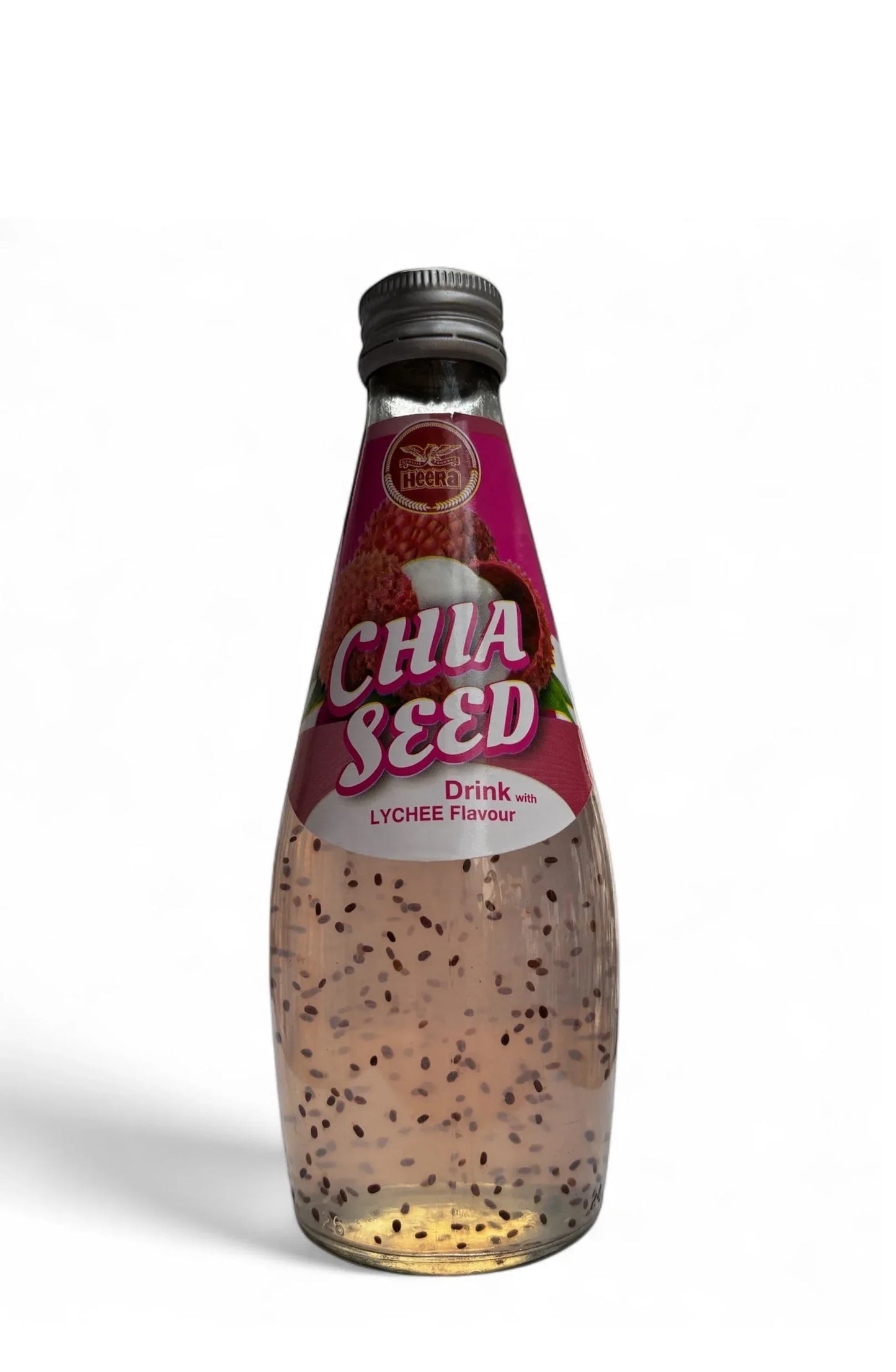 HEERA LYCHEE CHIA SEEDS DRINK 290ML - Kashmir Watan Foodstores