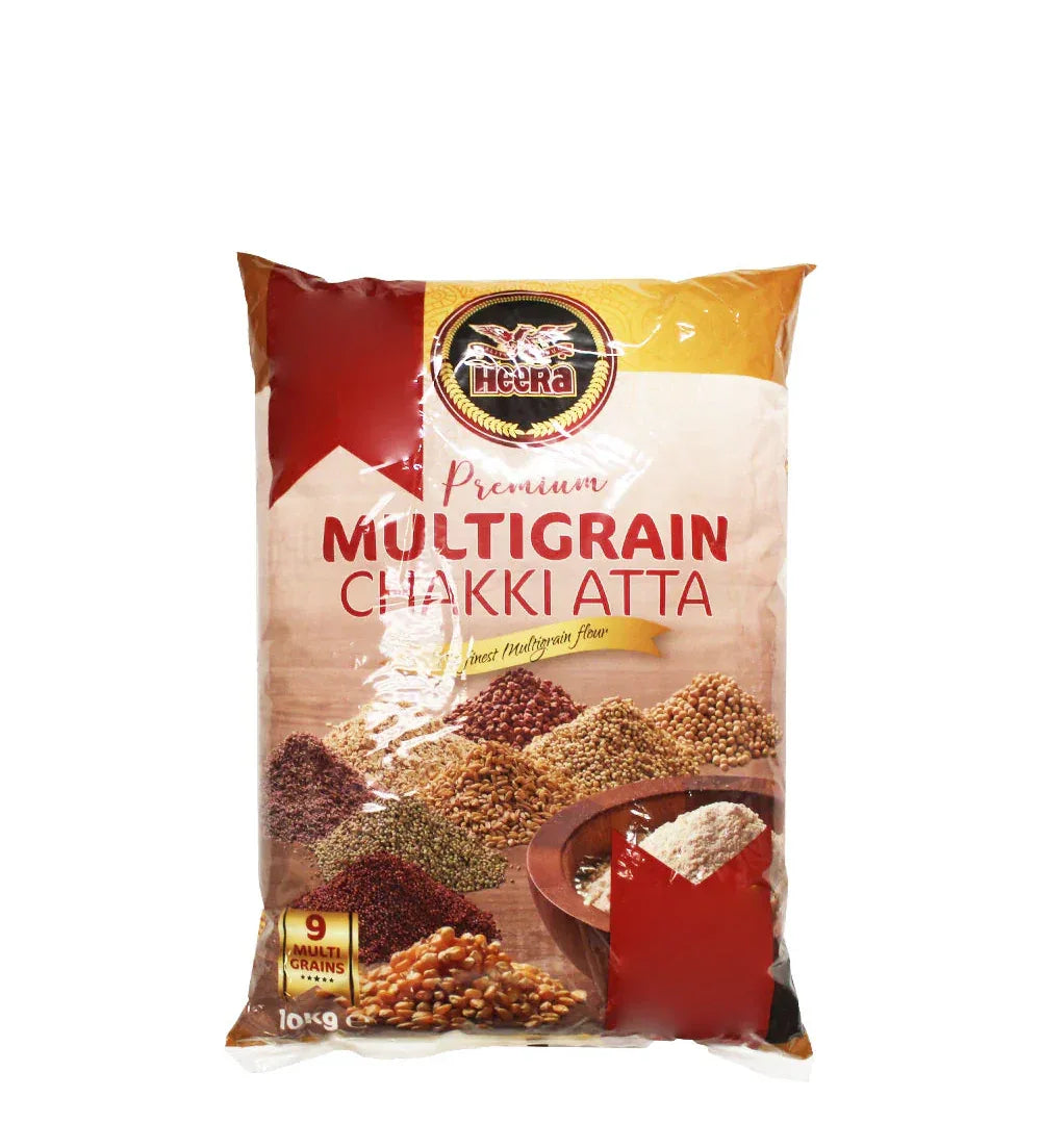 HEERA MULTIGRAIN CHAKKI ATTA 10KG - Kashmir Watan Foodstores
