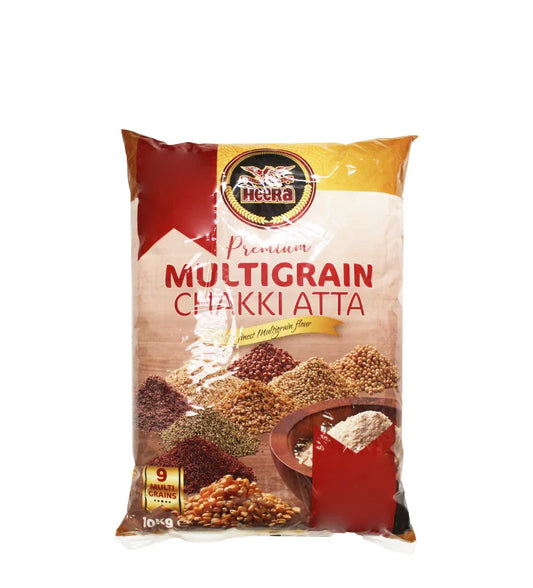 HEERA MULTIGRAIN CHAKKI ATTA 10KG - Kashmir Watan Foodstores