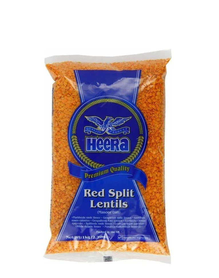 HEERA RED SPLIT LENTIL 1KG - Kashmir Watan Foodstores