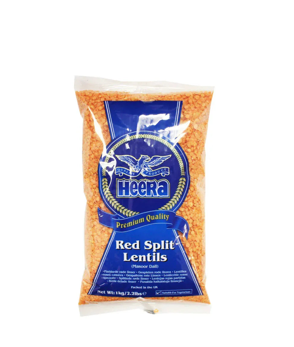 HEERA RED SPLIT LENTILS 500G - Kashmir Watan Foodstores