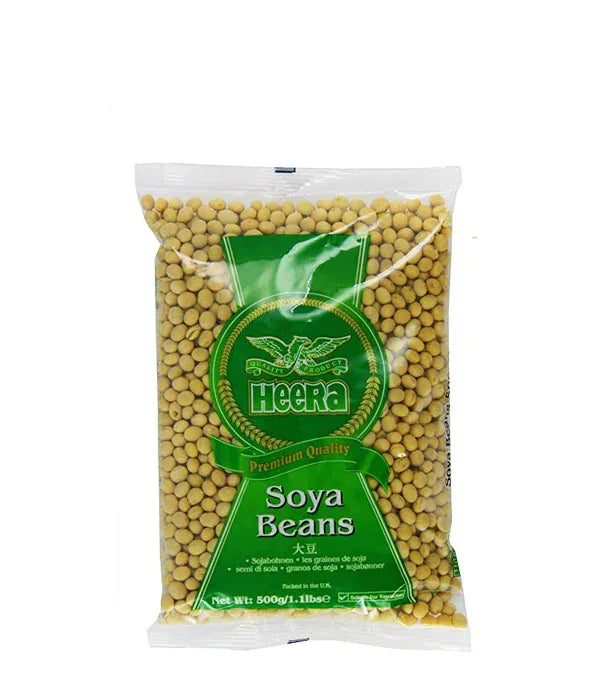 HEERA SOYA BEANS 500G - Kashmir Watan Foodstores