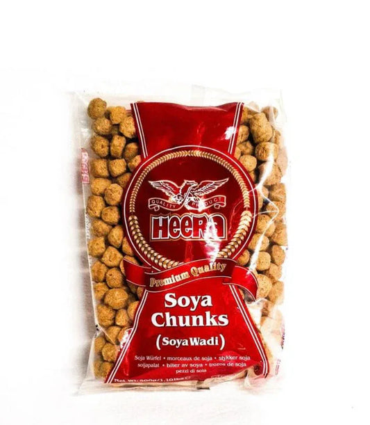 HEERA SOYA CHUNKS 500gm - Kashmir Watan Foodstores