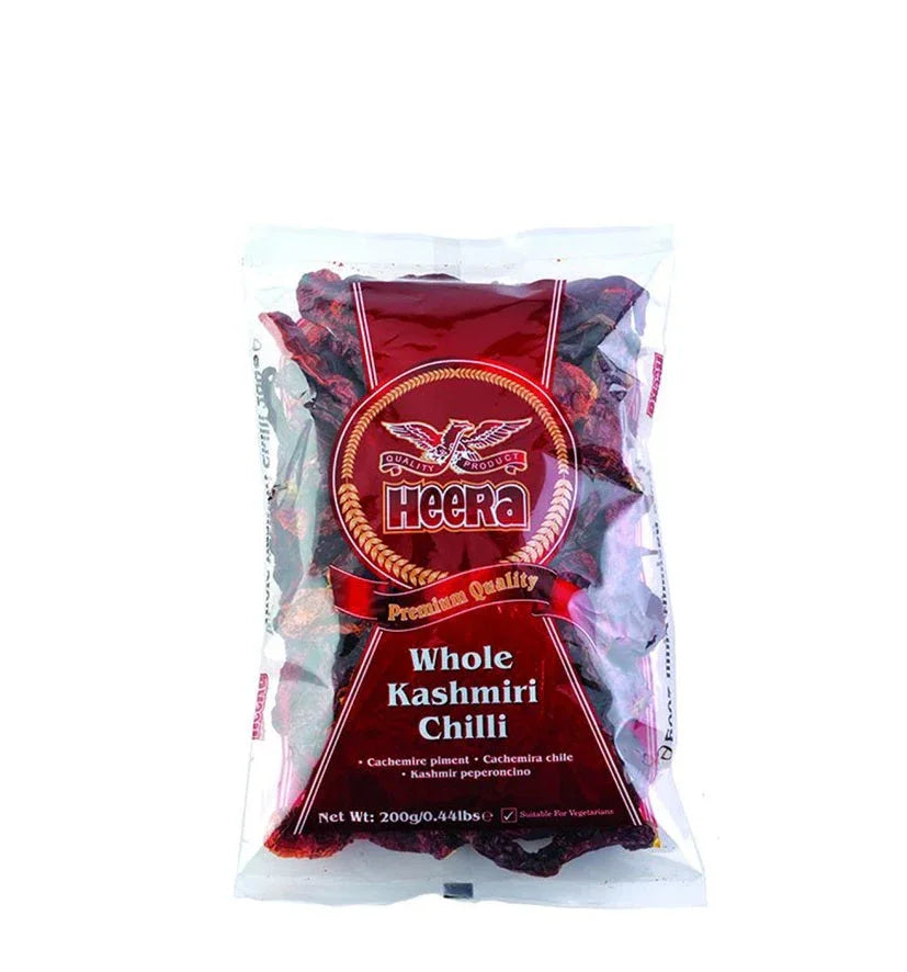 HEERA WHOLE KASHM CHILLI 50G - Kashmir Watan Foodstores