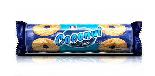 HILL BISCUITS COCONUT RINGS 150g - Kashmir Watan Foodstores