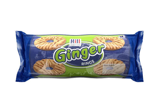 HILL BISCUITS GINGER RINGS 150g - Kashmir Watan Foodstores