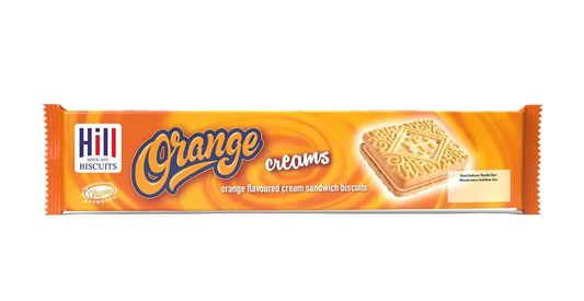 HILL BISCUITS ORANGE CREAMS 150g - Kashmir Watan Foodstores