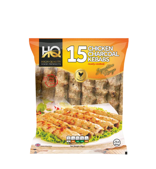 HQ CHICKEN CHARCOAL KEBAB 15'S PM£12.99 - Kashmir Watan Foodstores