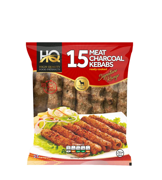 HQ MEAT CHARCOAL KEBAB 15'S PM£12.99 - Kashmir Watan Foodstores
