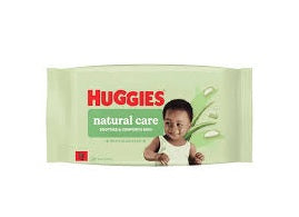 HUGGIES BABY WIPES NATURAL CARE 48'S