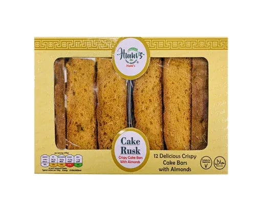 HUMI'S BITE SIZE CAKE RUSK W/ALMOND 350G PM99P - Kashmir Watan Foodstores