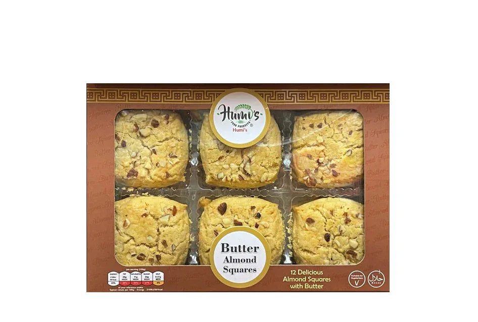 HUMI'S BUTTER ALMOND SQUARE 12PK - Kashmir Watan Foodstores