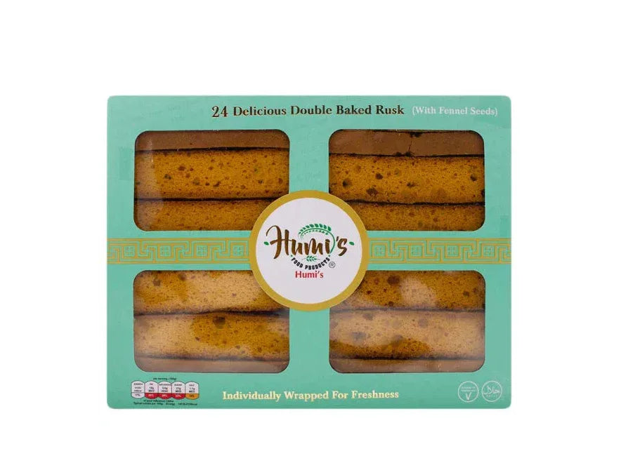 HUMI'S DOUBLE BAKE CAKE RUSK 24PK - Kashmir Watan Foodstores