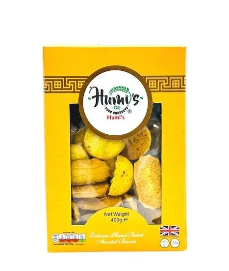 HUMI'S HAND BAKE BISCUITS 400G PM£1.99 - Kashmir Watan Foodstores