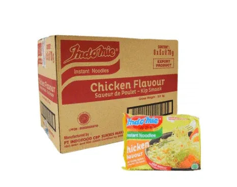 INDOMIE CHICKEN NOODLE 70gX40 BOX - Kashmir Watan Foodstores