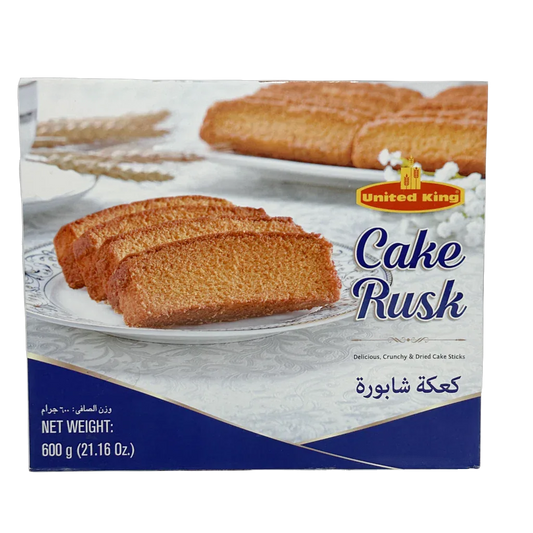 UNITED KING CAKE RUSK 600G - Kashmir Watan Foodstores