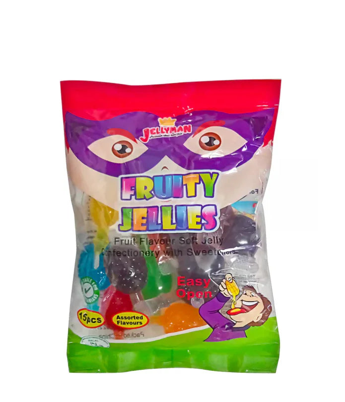 JELLYMAN FRUITY JELLY 15PCS 300G - Kashmir Watan Foodstores