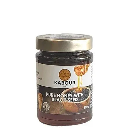 KABOUR PUR HONEY W/BLACK SEED 385G - Kashmir Watan Foodstores
