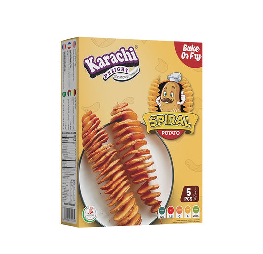 KARACHI DELIGHT SPIRAL POTATO 5PK 300G