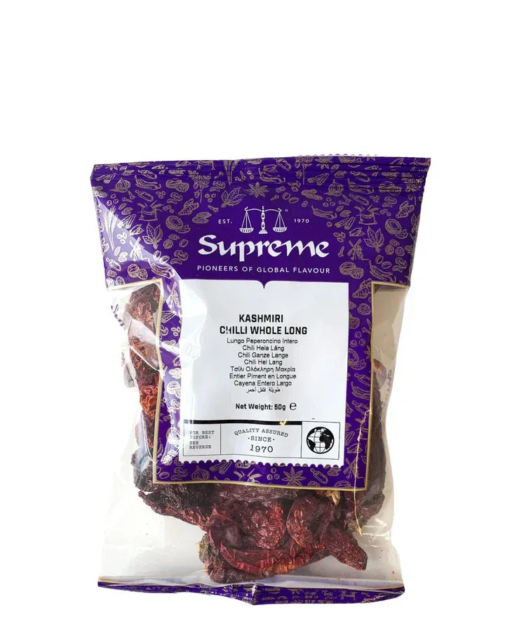 SQ KASHMIRI CHILLI WHOLE 50G - Kashmir Watan Foodstores