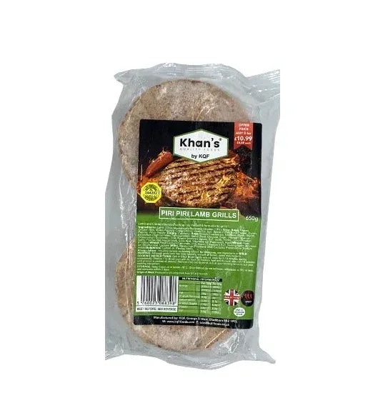 KHANS PIRI PIRI LAMB GRILLS 730G - Kashmir Watan Foodstores