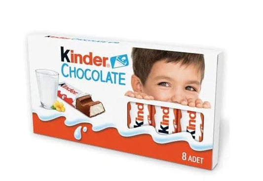 KINDER CHOCOLATE 100G 8PCS - Kashmir Watan Foodstores