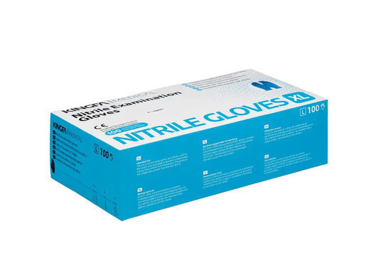 KINGFA NITRILE GLOVES 100Pcs XL - Kashmir Watan Foodstores