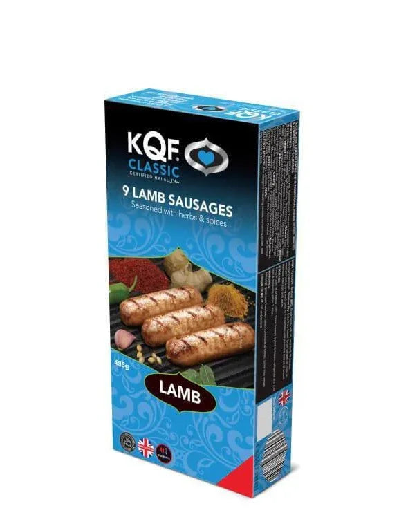 KQF CLASSIC LAMB SAUSAGES 9'S 485G PM£5.49 - Kashmir Watan Foodstores