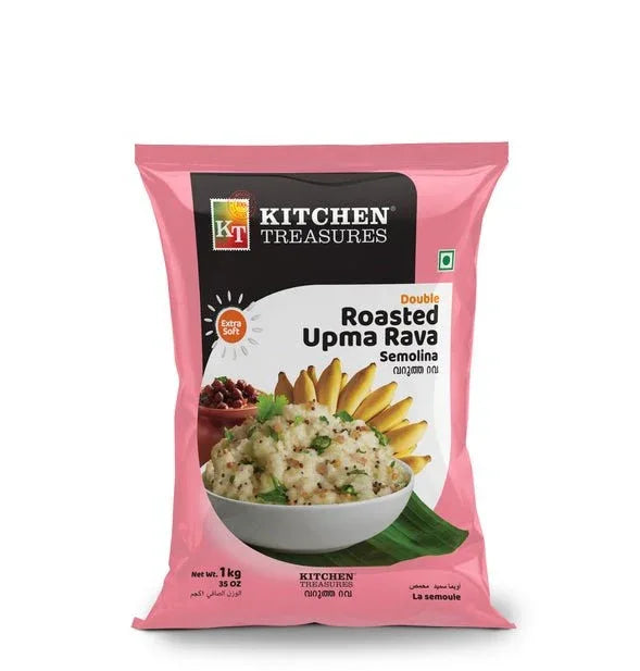 KT ROASTED UPMA RAVA/SEMOLINA 1kg - Kashmir Watan Foodstores
