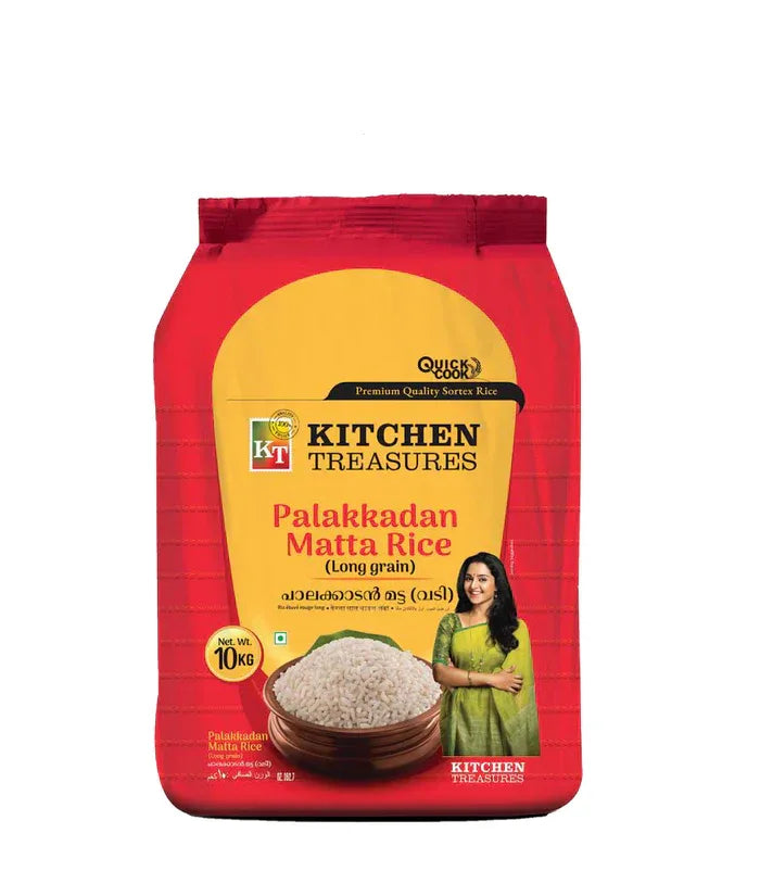 KTS PALAKKADAN MATTA RICE 10KG - Kashmir Watan Foodstores