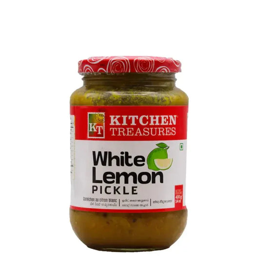KT WHITE LEMON PICKLE 400G - Kashmir Watan Foodstores