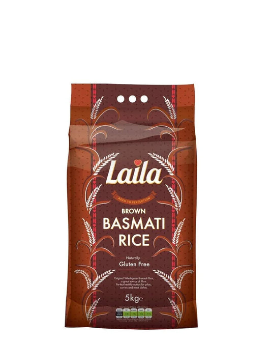 LAILA BROWN BASMATI 5KG - Kashmir Watan Foodstores