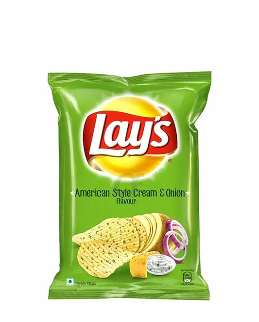 LAYS AMERICAN STYLE CREAM & ONION 52G - Kashmir Watan Foodstores
