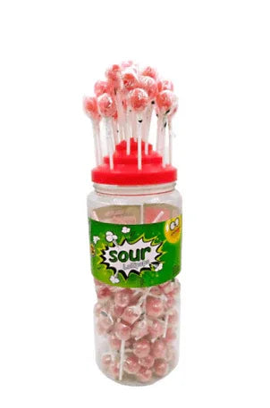 LICK-IT SOUR LOLLIES 150PCS-7G JAR - Kashmir Watan Foodstores