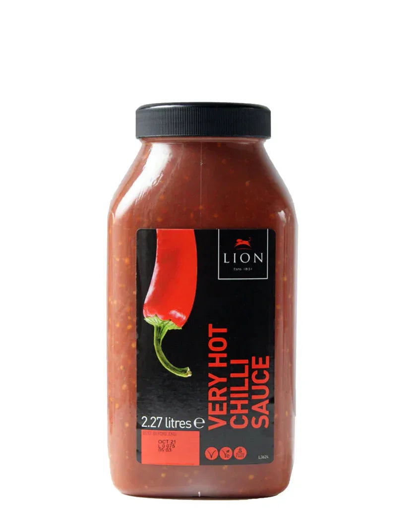 LION CHILLI SAUCE VERY HOT 2.27L - Kashmir Watan Foodstores