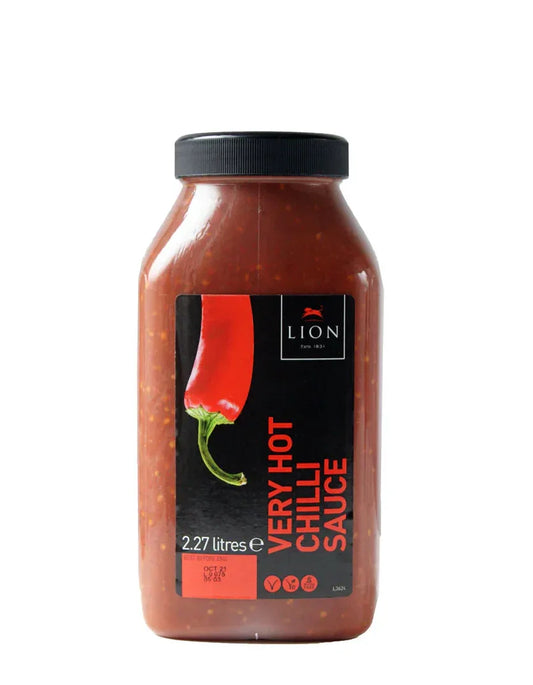 LION CHILLI SAUCE VERY HOT 2.27L - Kashmir Watan Foodstores