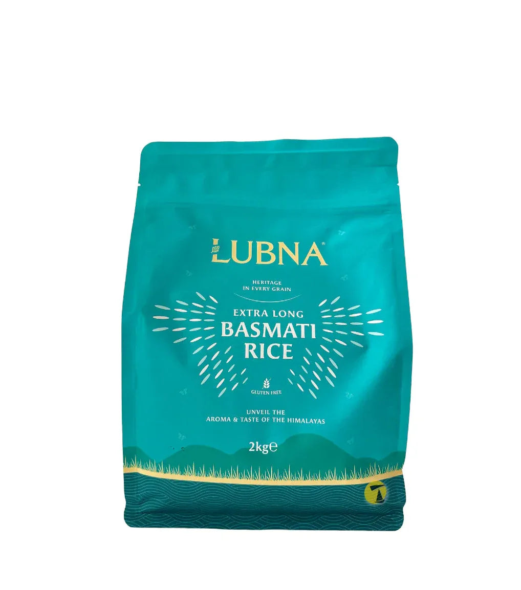 LUBNA GOLDEN EX L/G RICE 2KG - Kashmir Watan Foodstores