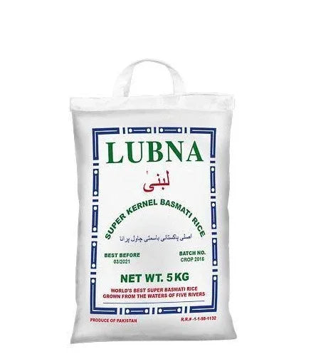 LUBNA RICE 5KG - Kashmir Watan Foodstores