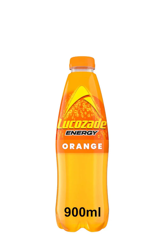 LUCOZADE ORANGE ENERGY DRINK 900ML PM£2 - Kashmir Watan Foodstores