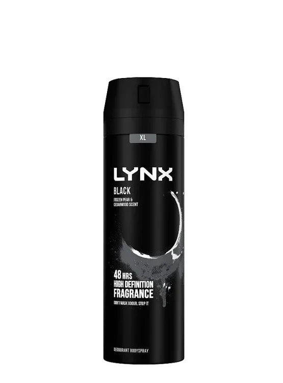 LYNX BODYSPRAY BLACK 200ML - Kashmir Watan Foodstores
