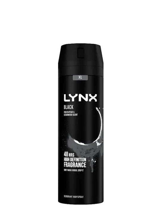 LYNX BODYSPRAY BLACK 200ML - Kashmir Watan Foodstores