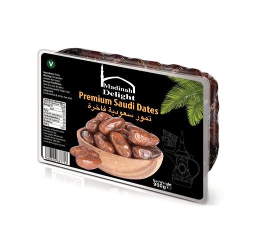 MADINAH DELIGHT SAUDI DATES 900G - Kashmir Watan Foodstores