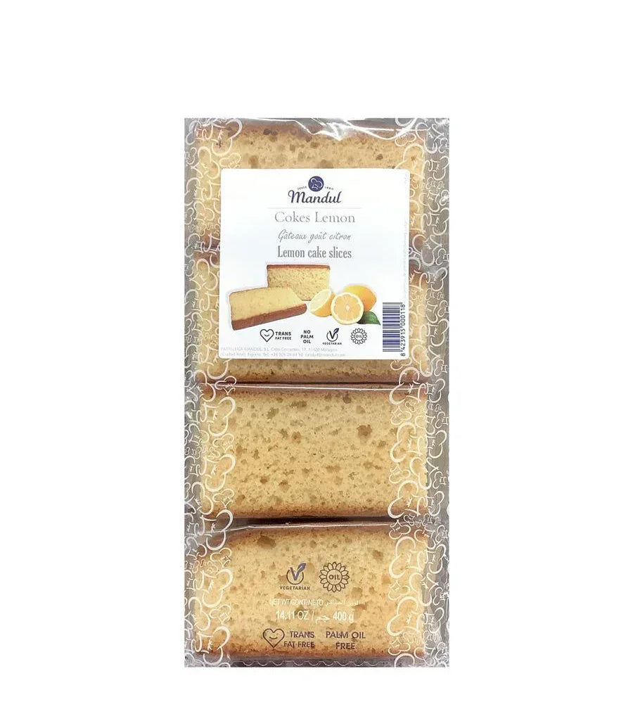 MANDUL LEMON CAKE SLICE 400G - Kashmir Watan Foodstores