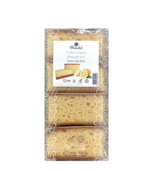 MANDUL LEMON CAKE SLICE 400G - Kashmir Watan Foodstores