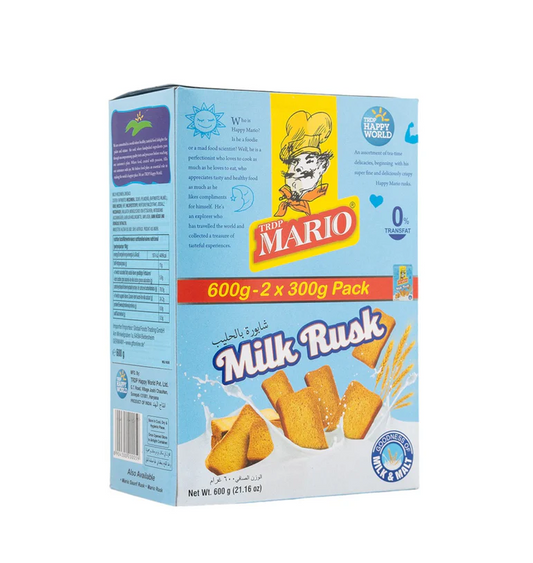 MARIO MILK RUSK 600G Price Mark 2 For £4.99