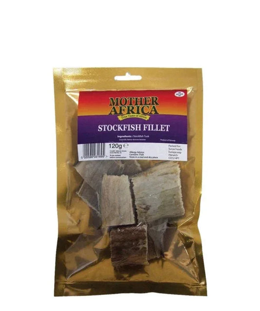 STOCK FISH FILLET 120G (MOTHER AFRICA) - Kashmir Watan Foodstores