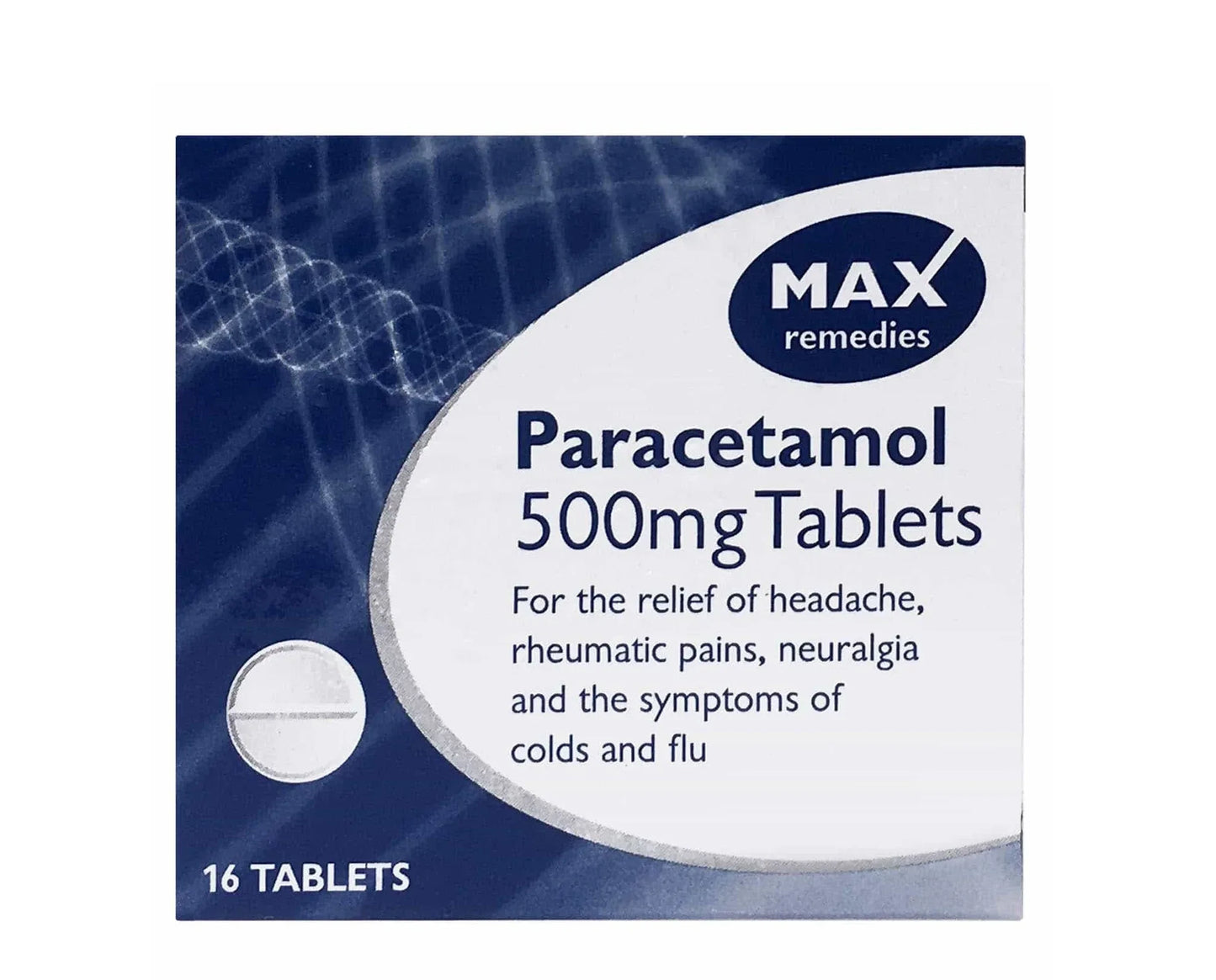 MAX PARACETAMOL 500MG 16'S - Kashmir Watan Foodstores